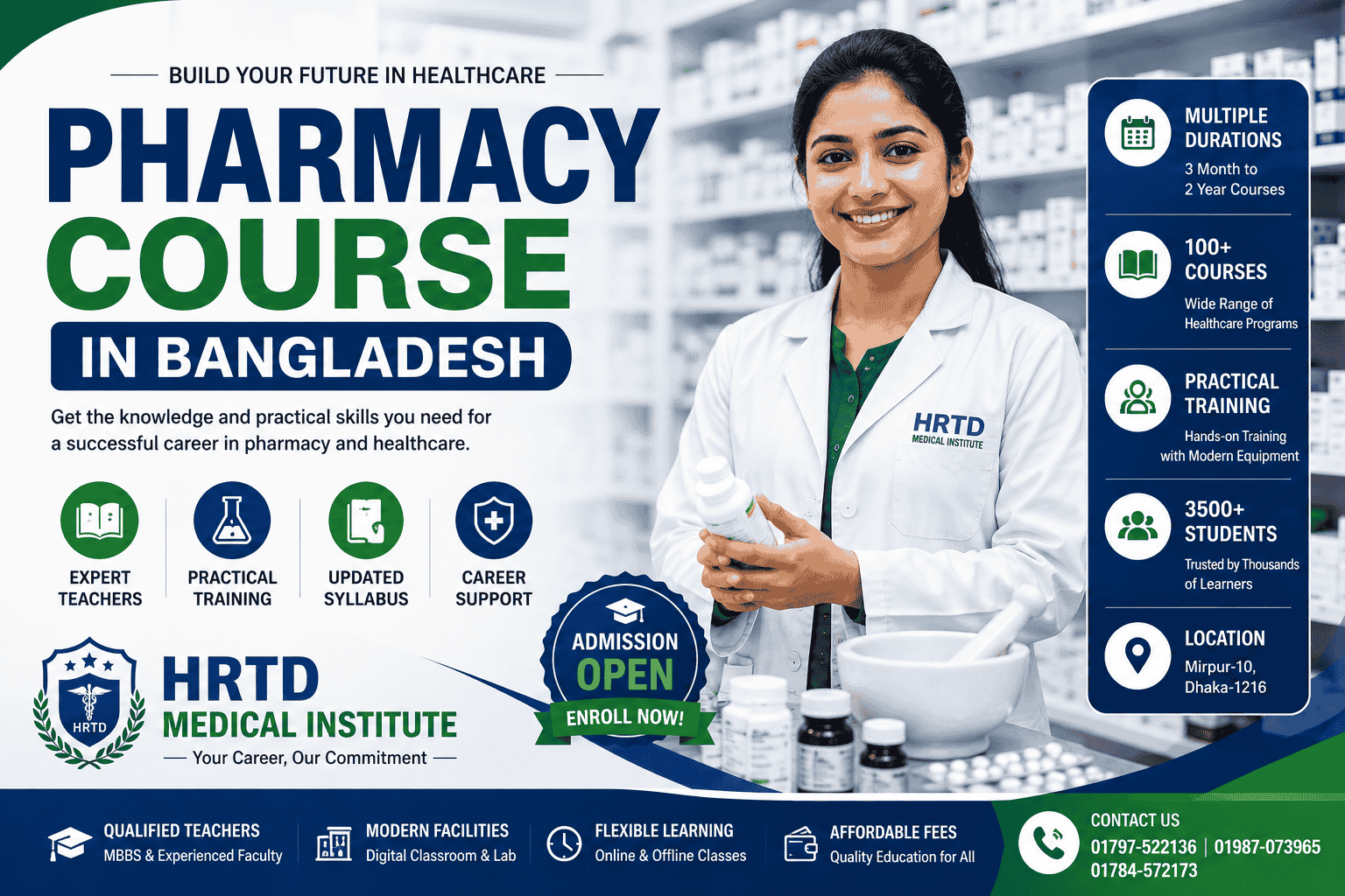 Pharmacy Course career guide for students in Bangladesh